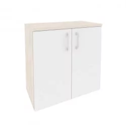 Шкаф низкий широкий (2 низких фасада ЛДСП) ONIX O.ST-3.1 Денвер Светлый/Белый