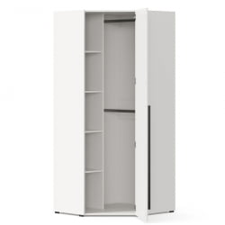 Угловой шкаф Мотокросс ЛД 535.030.000 Серый шелк с фотопечатью