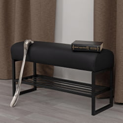 Банкетка Charli Lux/Чарли Люкс БО экокожа , Sharp Черный