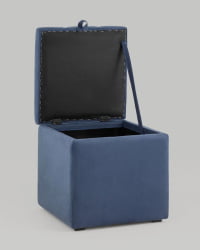 Банкетка Нильсон велюр Синий