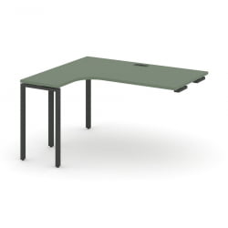 Стол-приставка к опорной тумбе/шкафу (левый) CОНCЕПТ CН.ОСАПР-005(Л) Кобо Антрацит / CONCEPT CN.OSAPR-005(L)