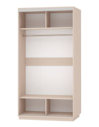 Шкаф-купе двухдверный Экспресс Хит Экспенс Дуб молочный