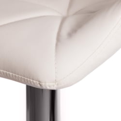 Барный стул BIAGGIO (mod. KY717) металл/экокожа, 44*50*83-103 см, белый/хром