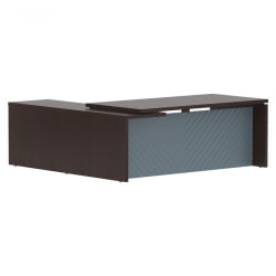 Стол руководителя правый Torr LUX TLCT 2020 R Венге Магия Серо-голубой