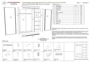Шкаф-купе Хит-24-17-77 Орхидея Ясень шимо темный
