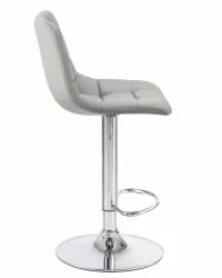 Стул барный ДОБРИН ТАИЛОР Серый велюр МДЖ9-75 / DOBRIN TAILOR MJ9-75