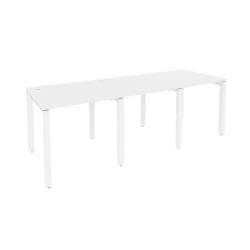 Рабочая станция на П-образном м/к ОНИКС О.МП-РС-3.0.8 Белый Бриллиант / ONIX O.MP-RS-3.0.8