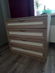 Комод Остин Модуль №6 Ясень шимо светлый/белый