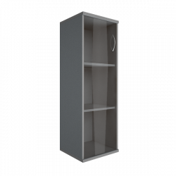 Шкаф средний узкий левый Riva А.СУ-2.4 Л Клен/Металлик