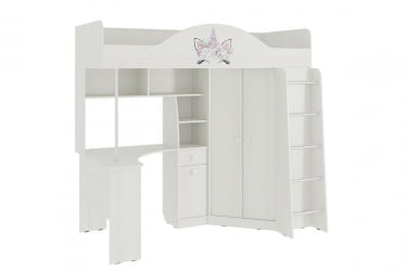 Детский комплекс Фэнтези MDF-08 белый рамух