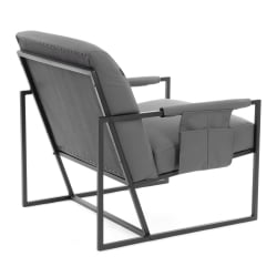 Кресло Чарли ЛУКС/Чарли Люкс К экокожа , Шарп Графит, 70х80х82 см / Charli LUX/Чарли Sharp
