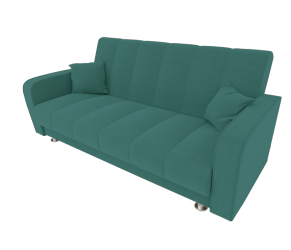 Диван Сидней Книжка (Berhouse) Цвет фасада: Азур Велюто 44; Тип: Прямой; Материал фасада: Металл/Велюр