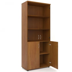 Шкаф для документов со стеклом Р.Ш-2СБ Крафт белый