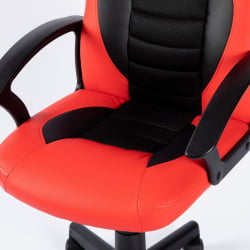 Кресло на колёсиках CHAIRMAN KIDS 111 Черный-красный