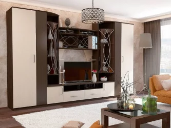 Стенка-горка в гостиную Атланта Венге Дуб