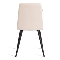 Стул обеденный Асти флок , 47х54х86, молочный, 4 / Asti