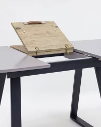 Стол обеденный раскладной Детройт 120-160 Серый