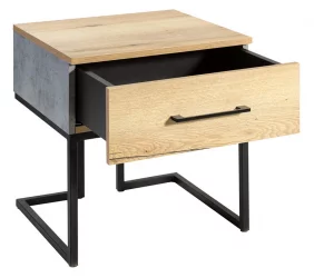 Тумба дизайнерская Loft Дуб натур/Бетон