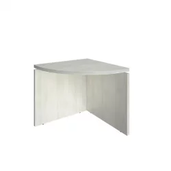 Элемент стола переговоров без опор ЙАЛТА ЛТ-СПУ Л Снежная Патина / YALTA LT-SPU L