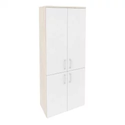 Шкаф высокий широкий ОНИКС О.СТ-1.3 Денвер Светлый/Белый / ONIX O.ST-1.3