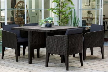 Набор мебели Columbia set 5 pcs Графит Набор мебели Columbia set 5 pcs Графит