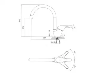 Смеситель GRANULA 1024 Пирит