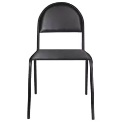 Офисный стул Серна СМ 7/22 К-01 черный каркас кожзам Черный