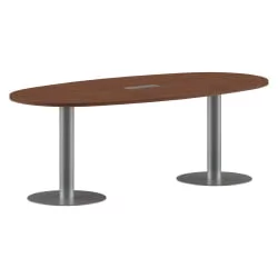 Конференц-стол на 6-8 человек IMAGO ПРГ-3 Орех Французский-алюминий