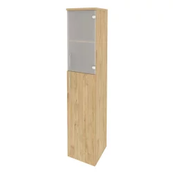 Шкаф высокий узкий правый ОНИКС О.СУ-1.7(Р) Тиквуд Светлый / ONIX O.SU-1.7(R)