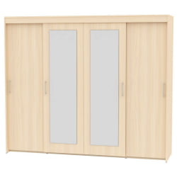 Шкаф-купе T-5-198х235х60-M(ДМ-10)