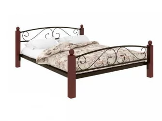 Кровать Вероника Lux Plus 1600х2000 Коричневая