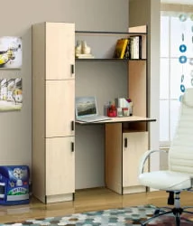 Письменный стол с надстройкой компьютерный №13 Клен/Венге