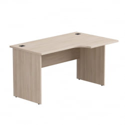 Стол эргономичный с опорами ЛДСП Еверпроф ЕВО 254С113 (правый) Дуб Соната / Everprof EVO 254S113