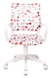 Кресло детское Бюрократ KD-W4/NRTO-WH