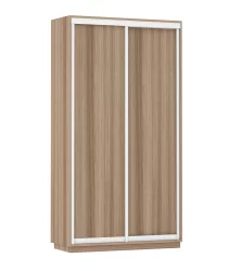 Шкаф-купе в коридор Экспресс Дуо Элемент 1200х2200х Ясень шимо тёмный / 1200х2200h
