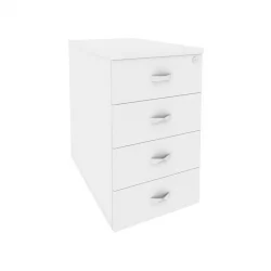 Тумба приставная / опорная ОНИКС О.ТПО-1.7 Белый Бриллиант / ONIX O.TPO-1.7