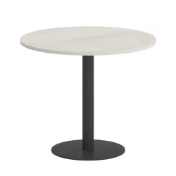 Стол журнальный круглый ХОМЕ ОФФИCЕ ВР.СП-5-90.1 Дуб Наварра/Антрацит металл / HOME OFFICE VR.SP-5-90.1