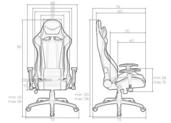 Кресло игровое ДОБРИН БРИАН (черно-красное) / DOBRIN BRIAN
