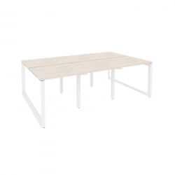 Рабочая станция на О-образном м/к ОНИКС О.МО-Д.РС-6.0.7 Денвер Светлый/Белый / ONIX O.MO-D.RS-6.0.7