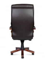 Кресло офисное Боттичелли П2338-Л0828 леатхер Темно-коричневая / P2338-L0828 leather