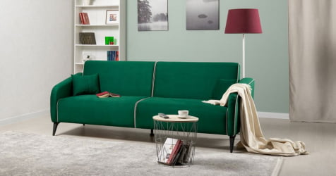 Диван-кровать НОЭЛЬ Велутто 33 т-зел малахит Диван-кровать НОЭЛЬ Велутто 33 т-зел малахит