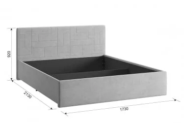 Кровать 1.6 Лора-2 KM1.6-09.2.2078 Пудра