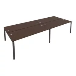 Рабочая станция на 4 раб.места Метал Сйстем Б.СМ-4.5 Венге/Антрацит / Metal System