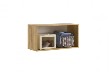 Антресоль Бери MPR-025 Дуб крафт золотой/графит