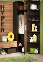 Полка угловая 1 Hyper Венге/Палисандр (прихож.)