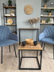 Стол журнальный Тип 1  450*450*450мм Дуб Вотан