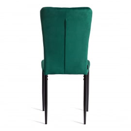 Стул ВЕРТЕР (мод. БC577-ДC) металл, флок, 41 х 52 х 95 см, Греен (зеленый) ХЛР56 / черный / VERTER (mod. BC577-DC) Green HLR56