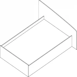 Кровать Проспект Гм.КР-15 орех