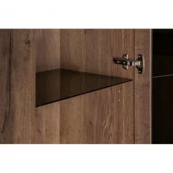 Шкаф для посуды в гостиную Loft 500 см Дуб Табак