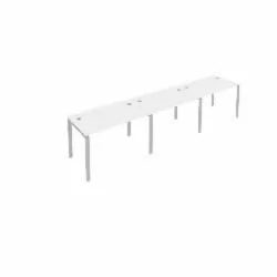 Рабочая станция на 3 раб.места Метал Сйстем Б.СМ-3.2 Белый/Серый / Metal System